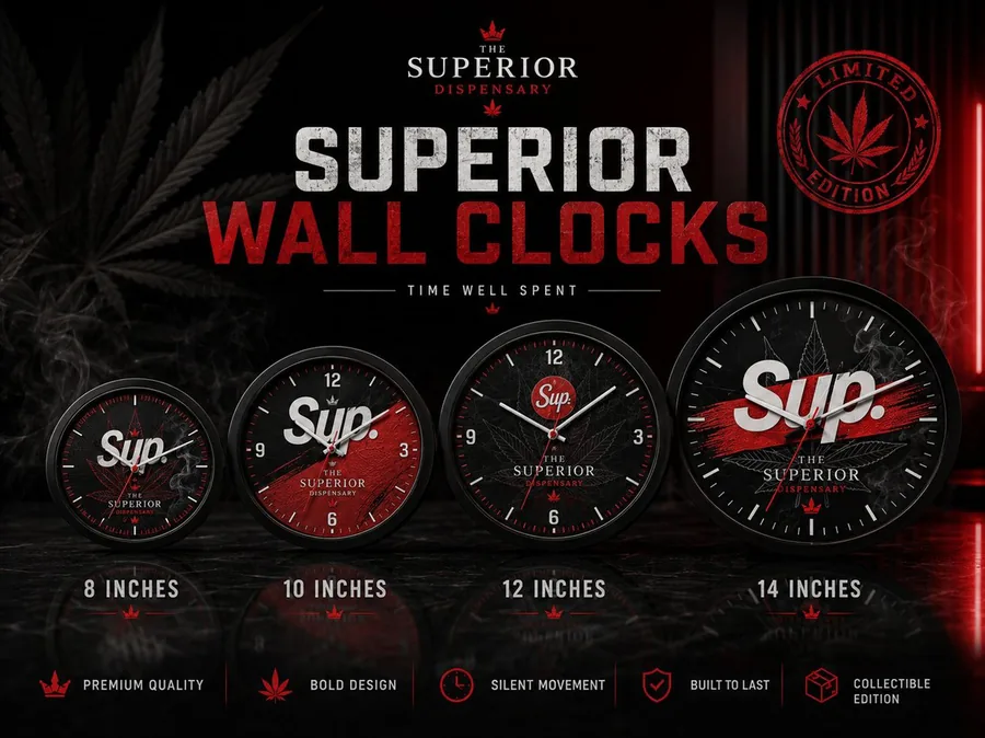 Round Quartz Wall Clock