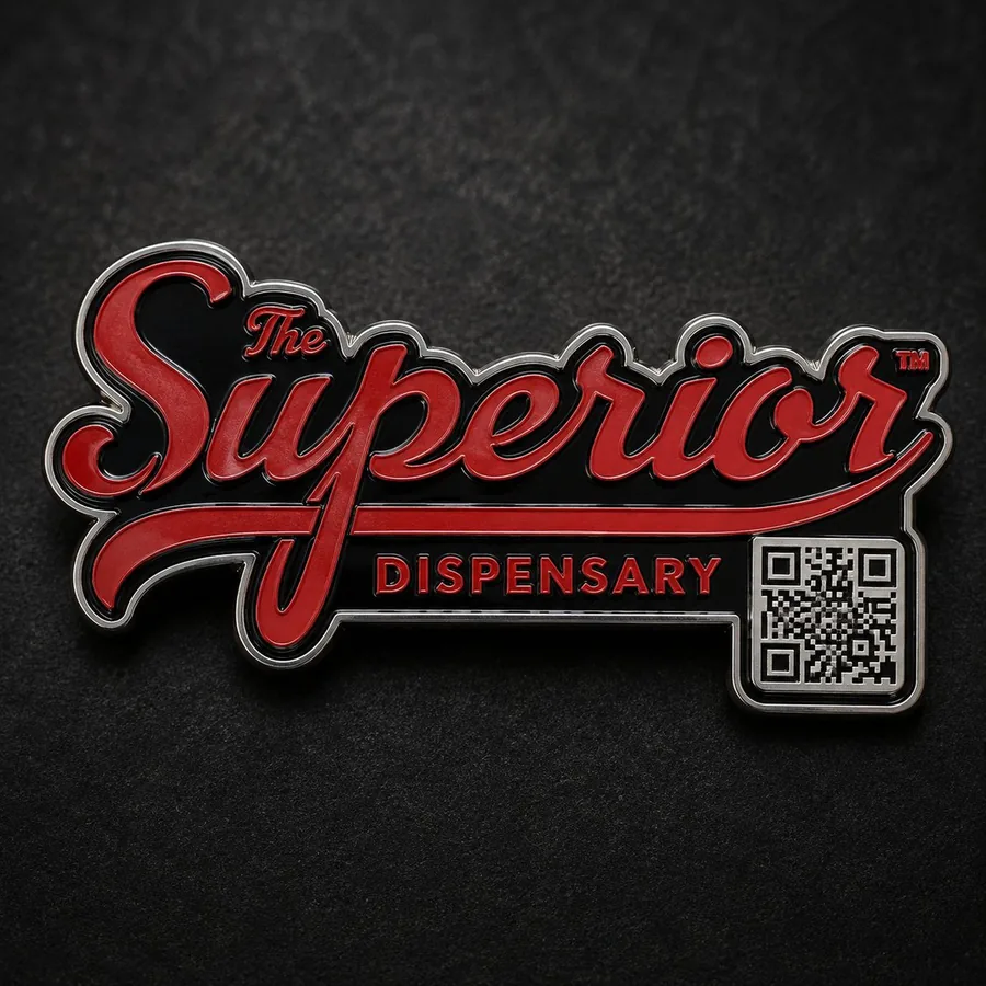 Die-Cut Logo Pin + QR