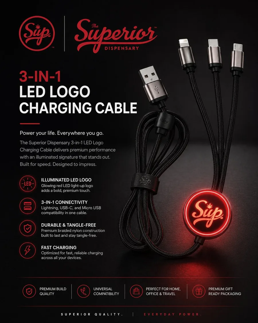 3-in-1 LED Logo Cable