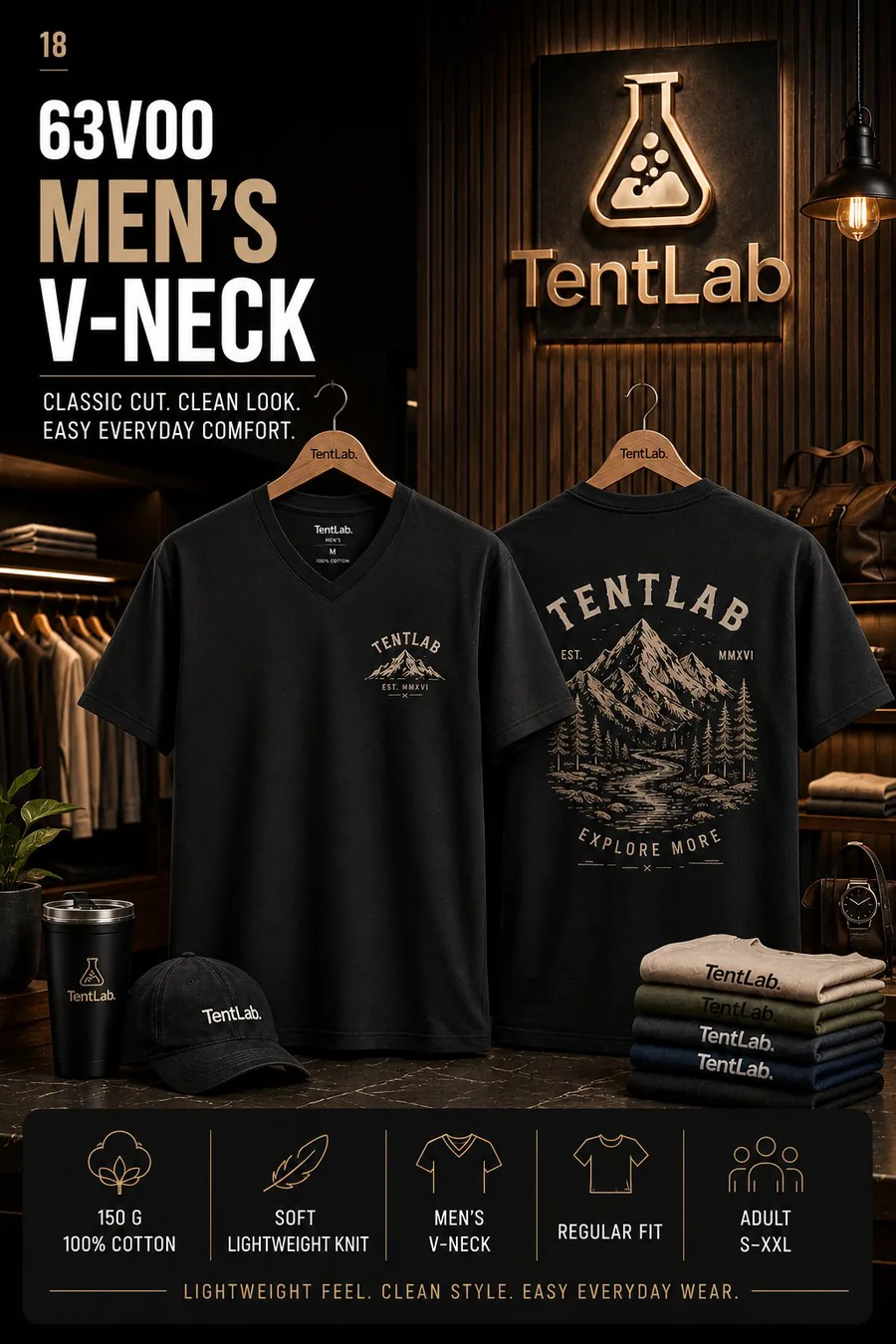 Men's V-Neck