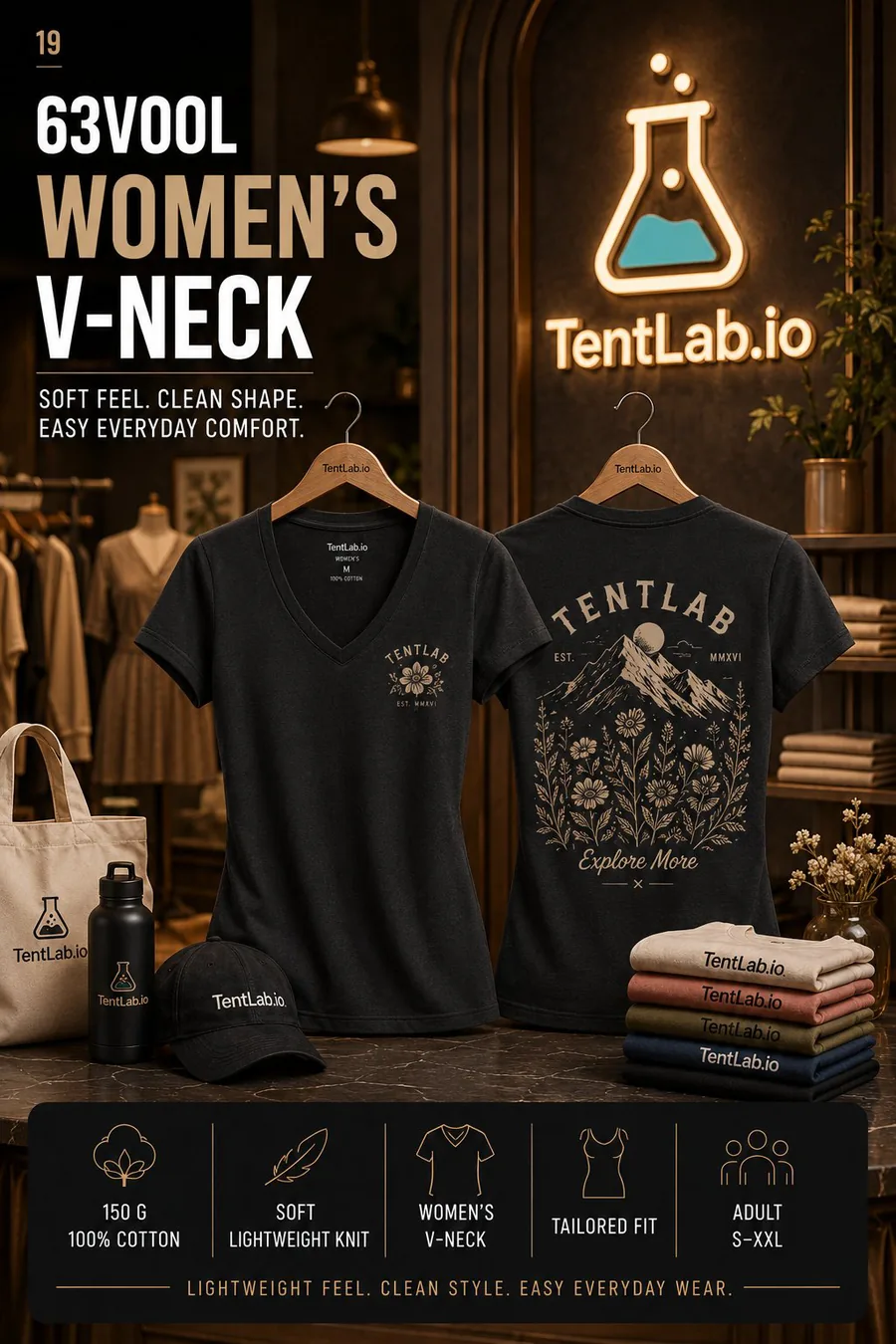 Women's V-Neck